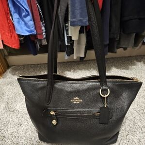 Coach Black Taylor Tote Bag